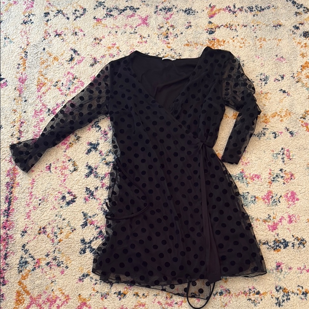 Black Polka Dot Dress